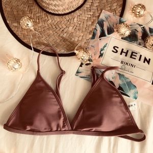 Shein triangle bikini top